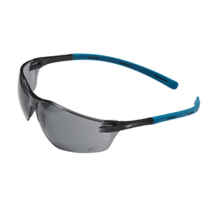 Rigi Spectacle Black Blue Temples Smoke Lens